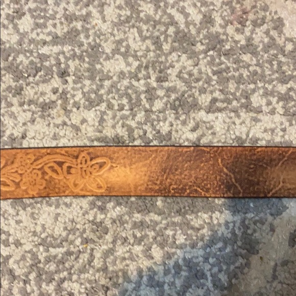 Leather belt